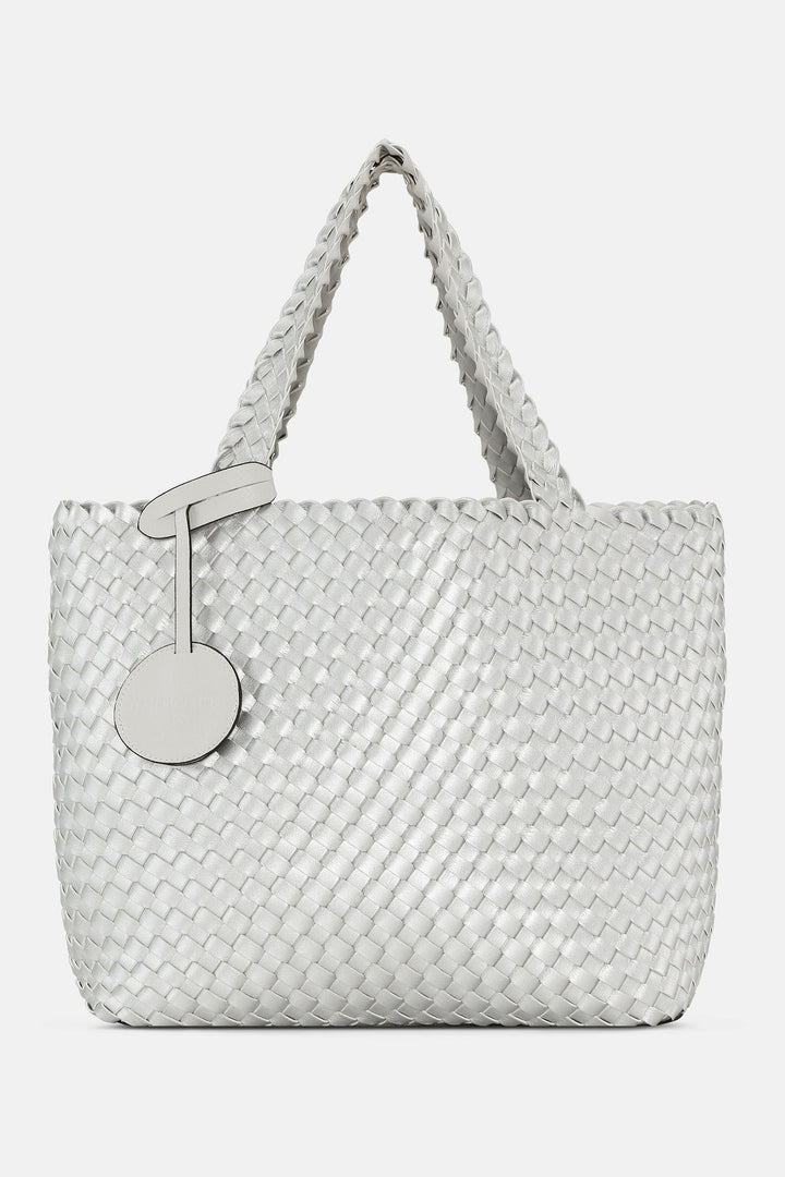 Ilse Jacobsen BAG08 030710 Moonstruck Silver Reversible Bag - Shirley Allum Boutique