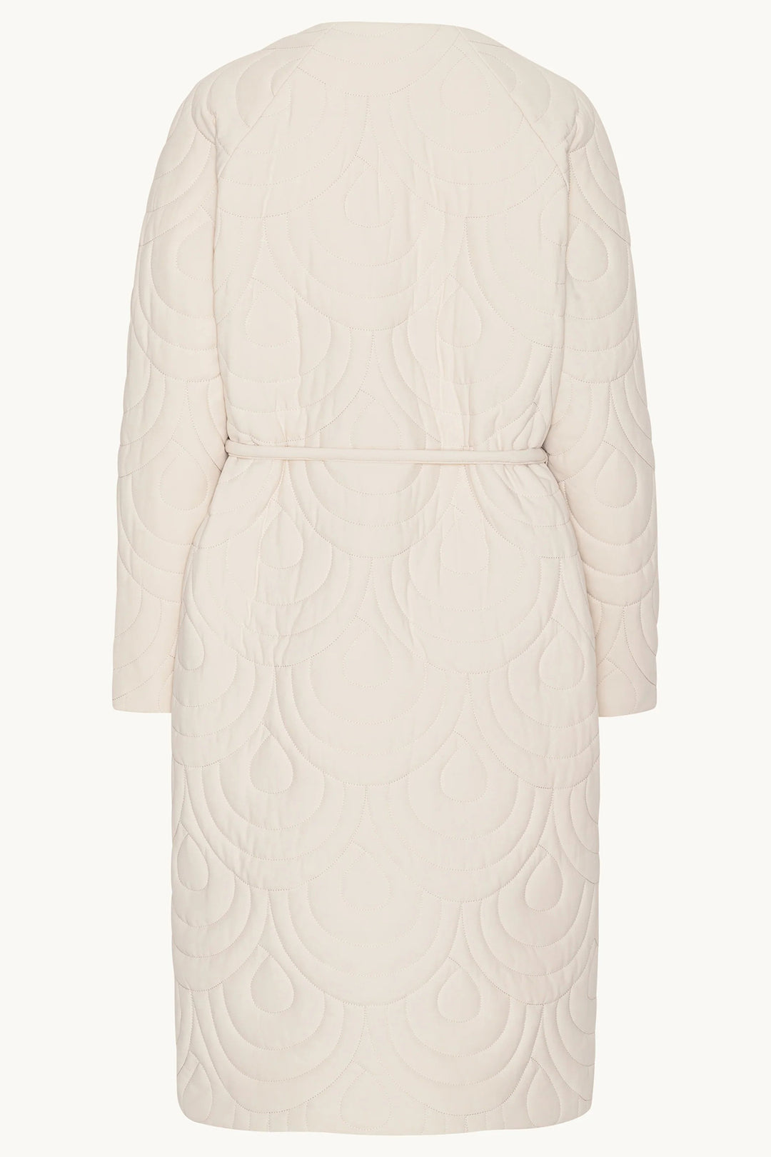 Ilse Jacobsen BLOSSOM01 Kit Cream Lightweight Long Quilted Jacket