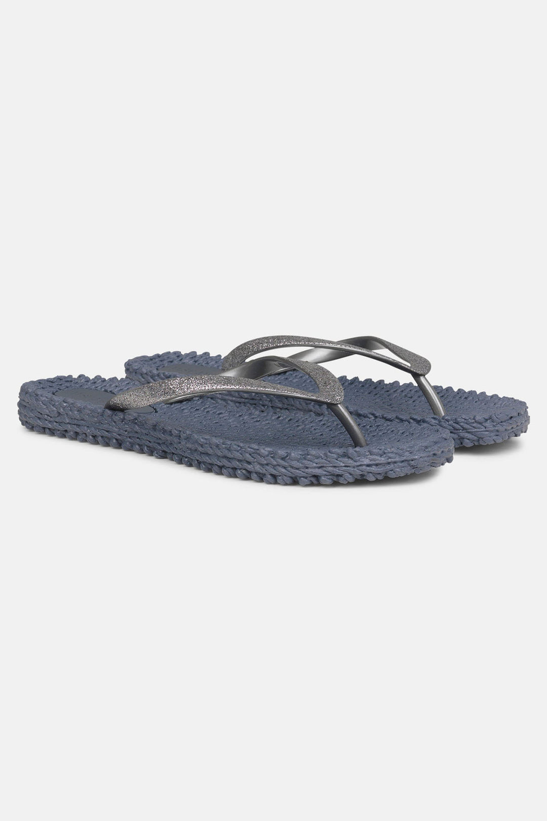 Ilse Jacobsen Cheerful 01 Grey Glitter Flip Flop Sandal - Shirley Allum Boutique