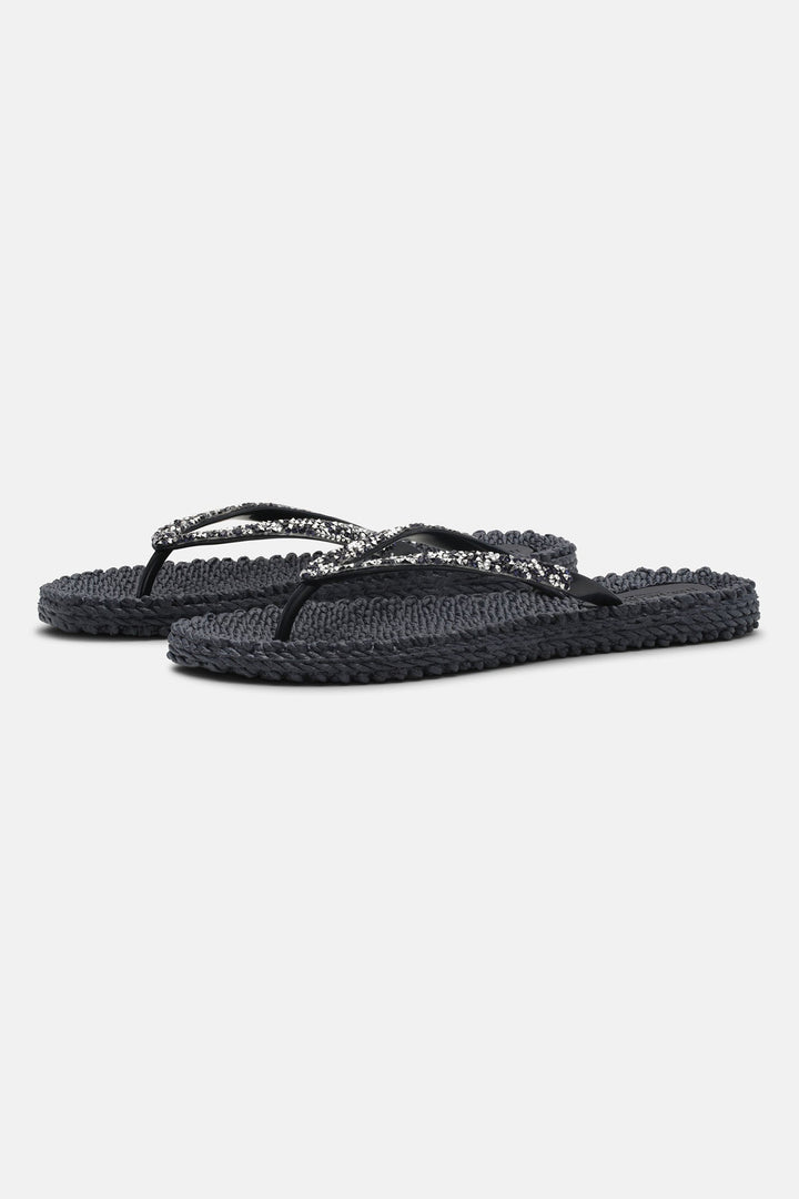 Ilse Jacobsen Cheerful 03G Dark Indigo Glitter Flip Flop Sandal - Shirley Allum Boutique