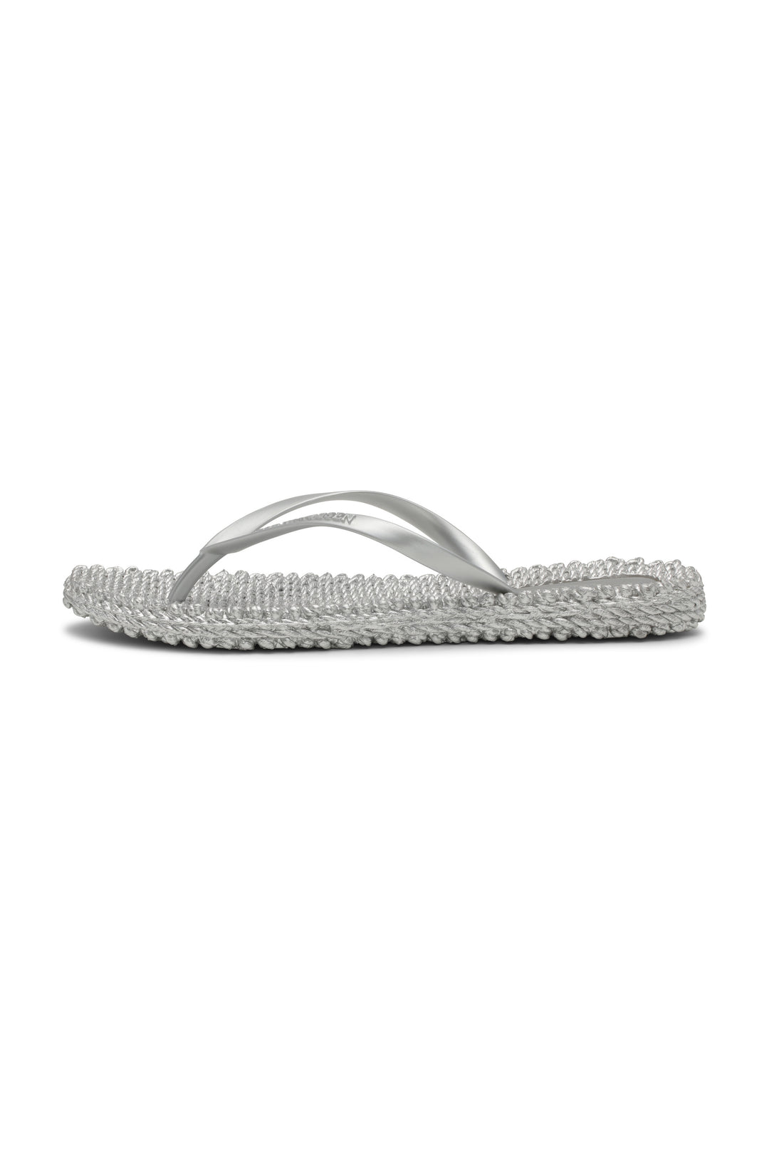 Ilse Jacobsen Cheerful02 Silver Flip Flop Sandals CHEERFUL02.710