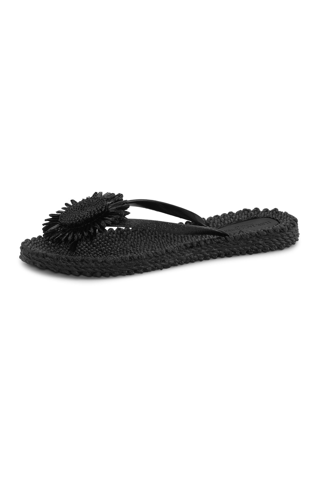 Ilse Jacobsen Cheerful16F Black Flower Sandal CHEERFUL16F.001