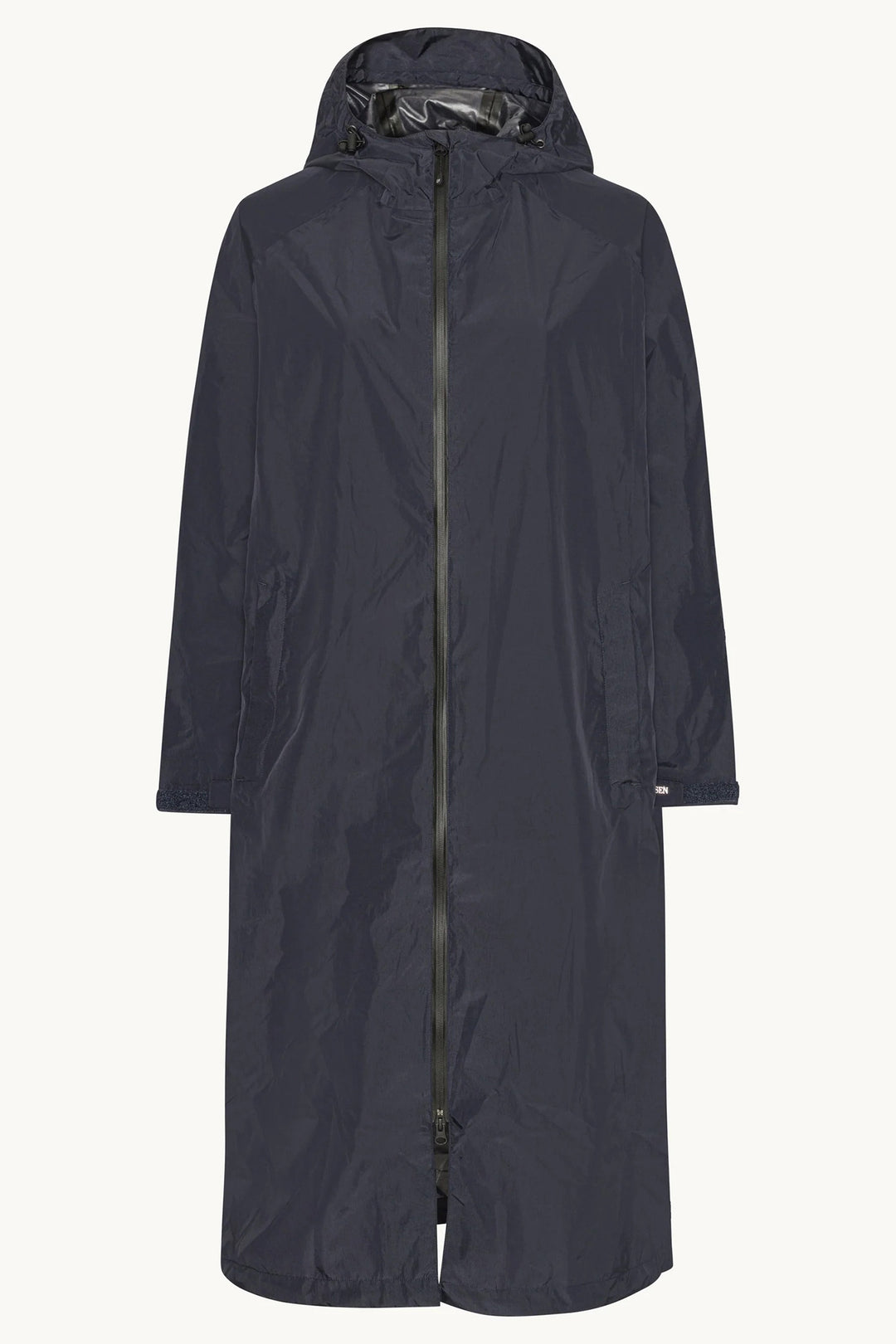 Ilse Jacobsen CITYRAIN01 Dark Indigo Blue Lightweight Rain Jacket