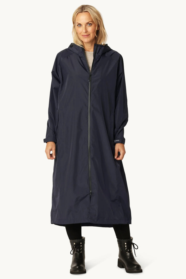 Ilse Jacobsen CITYRAIN01 Dark Indigo Blue Lightweight Rain Jacket