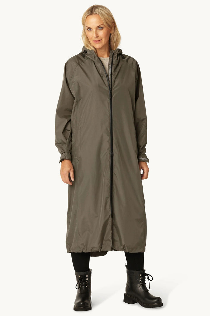Ilse Jacobsen CITYRAIN01 Khaki Green Lightweight Rain Jacket