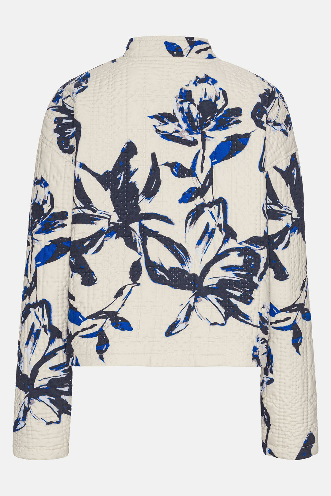 Ilse Jacobsen Coat Beige Artsy Stroke Flower QUILTTO01P 109 - Shirley Allum Boutique