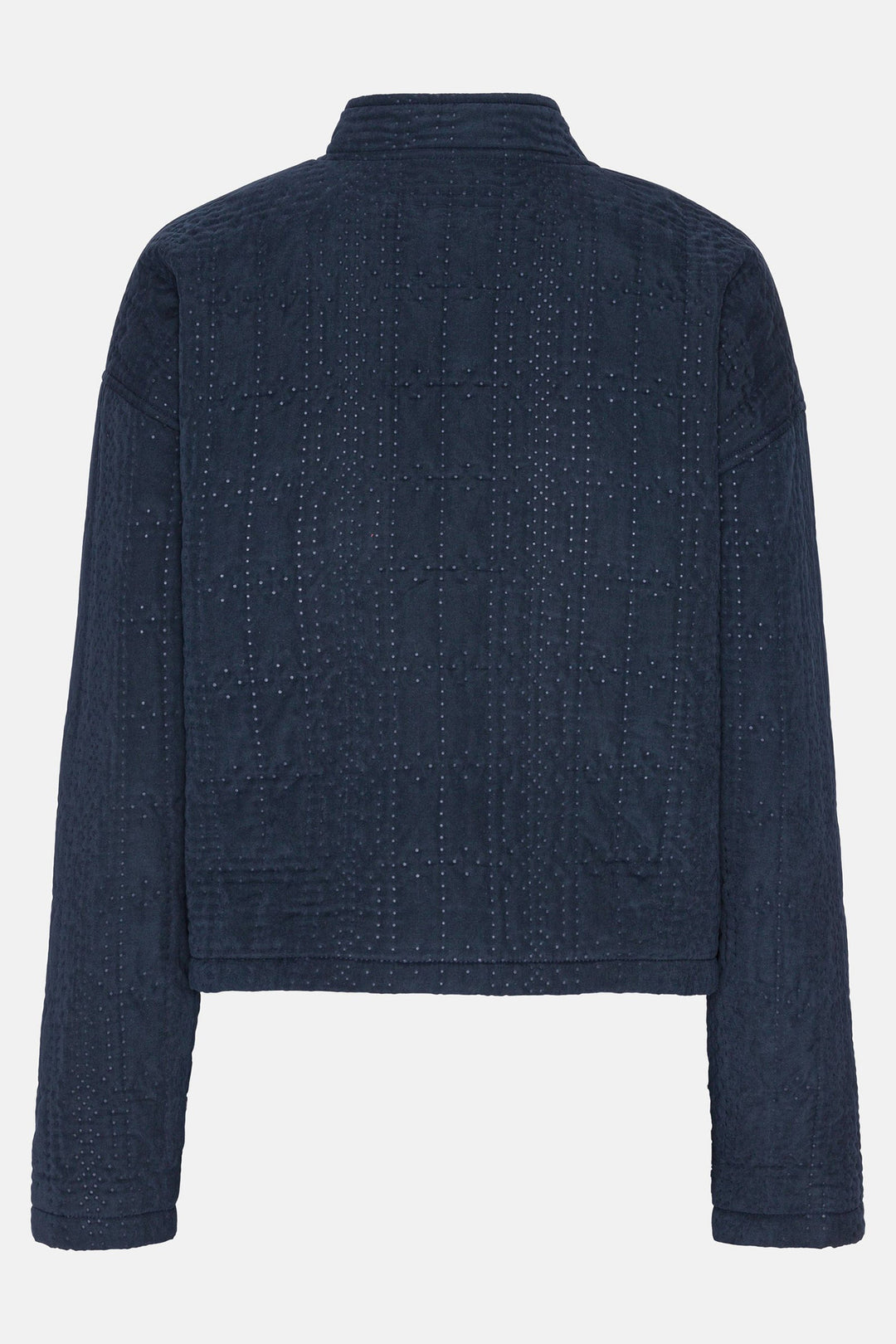 Ilse Jacobsen Coat Dark Indigo QUILTTO01 660 - Shirley Allum Boutique