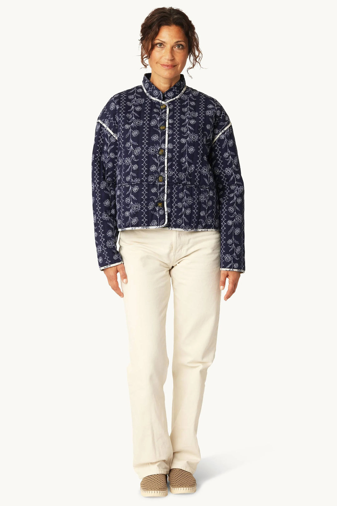 Ilse Jacobsen OTTOMA Dark Wildflower Short Padded Jacket