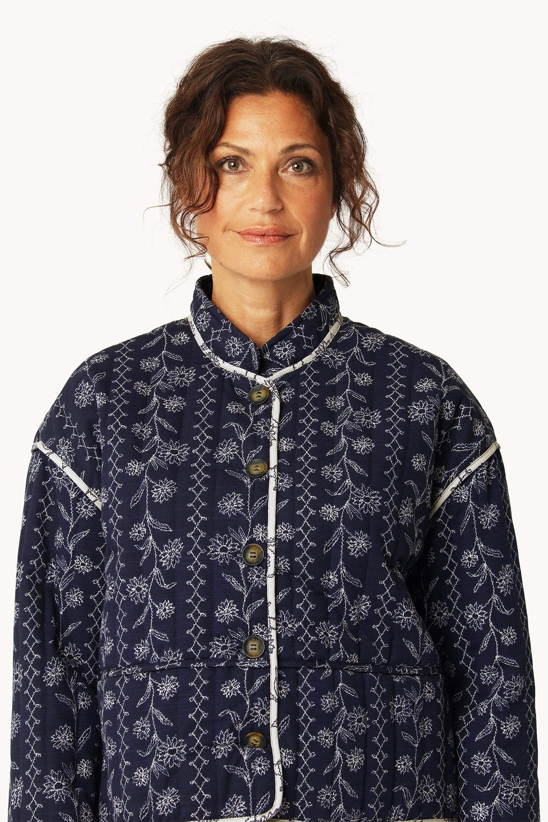 Ilse Jacobsen OTTOMA Dark Wildflower Short Padded Jacket