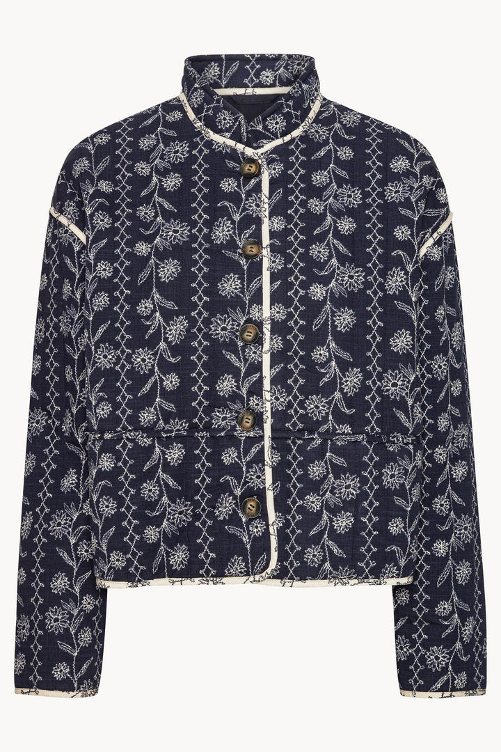 Ilse Jacobsen OTTOMA Dark Wildflower Short Padded Jacket