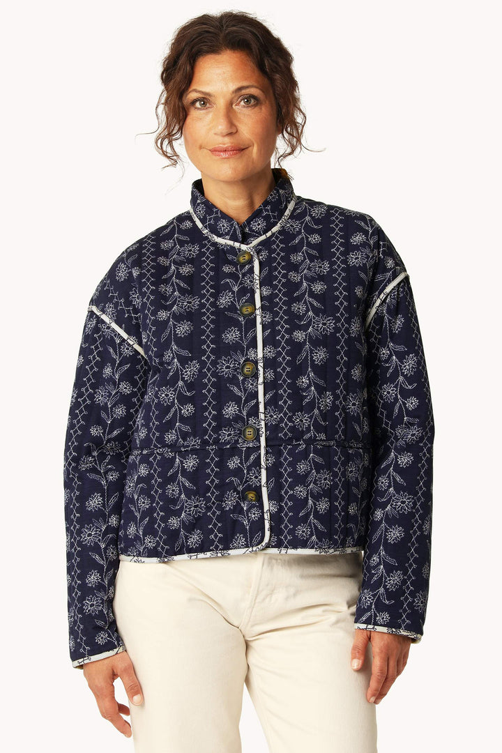Ilse Jacobsen OTTOMA Dark Wildflower Short Padded Jacket