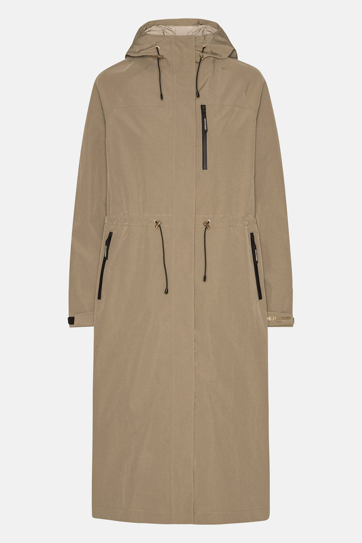 Ilse Jacobsen Rain Coat Greige Gold RAINVISION01 105 - Shirley Allum Boutique