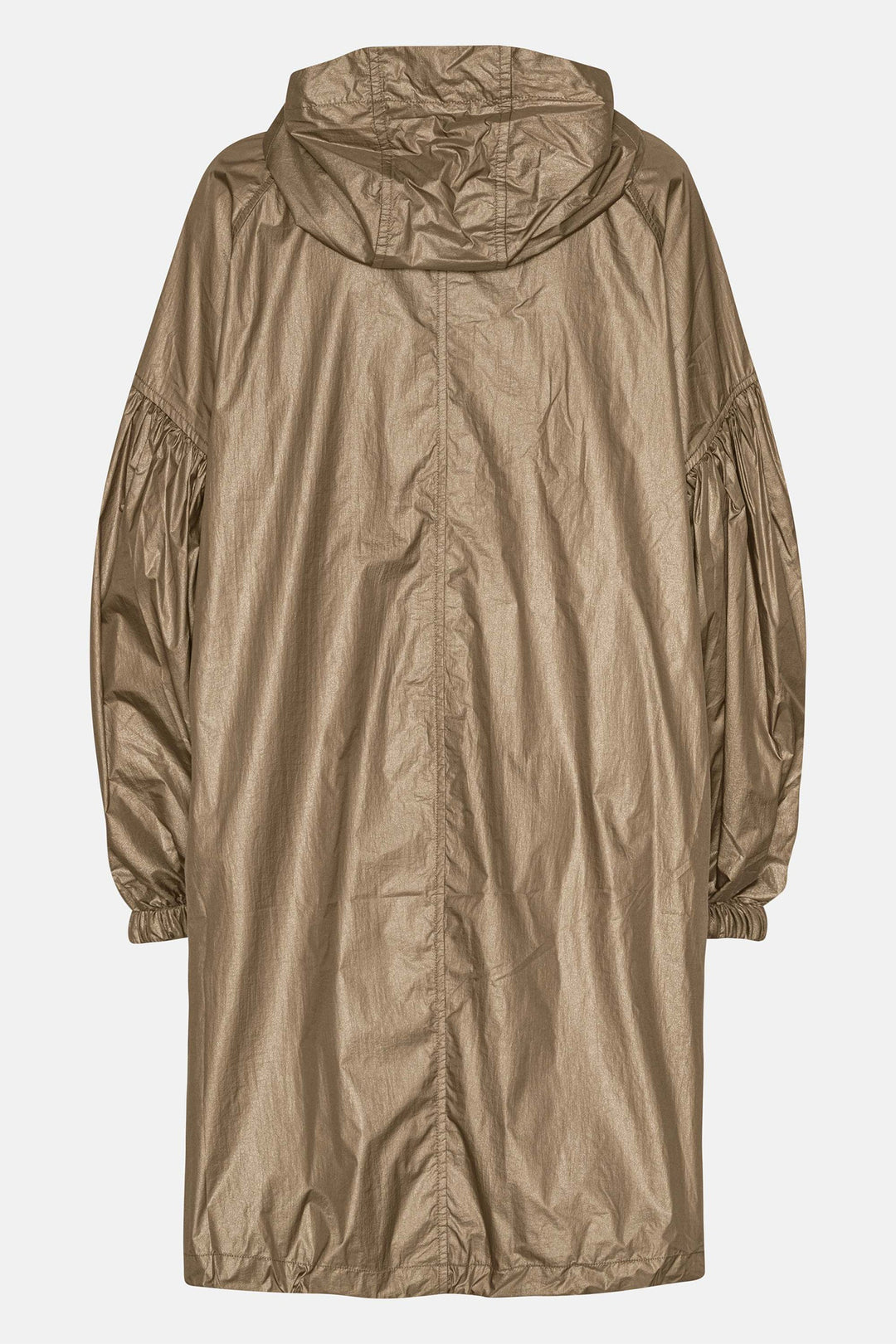 Ilse Jacobsen Rain Coat Greige Gold SHIMMER01 105700 - Shirley Allum Boutique