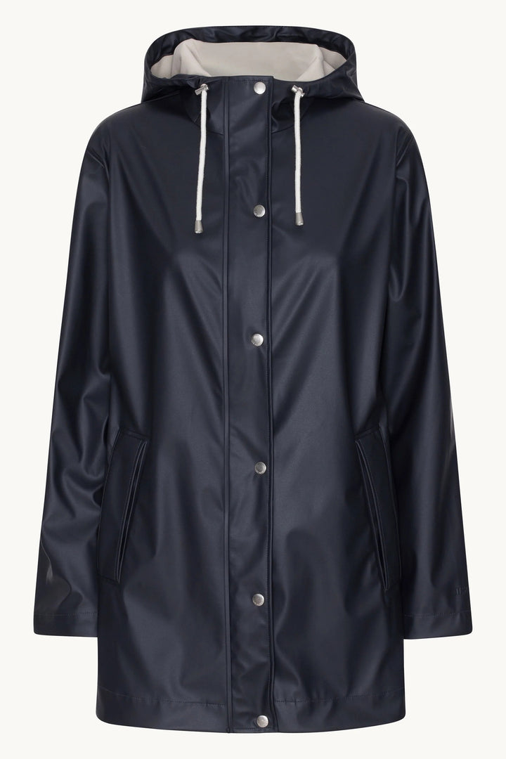 Ilse Jacobsen RAIN228FR Dark Indigo Blue Light Showerproof Jacket