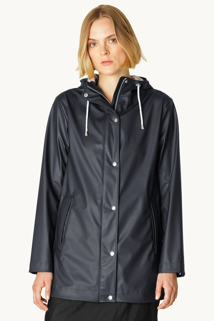 Ilse Jacobsen RAIN228FR Dark Indigo Blue Light Showerproof Jacket