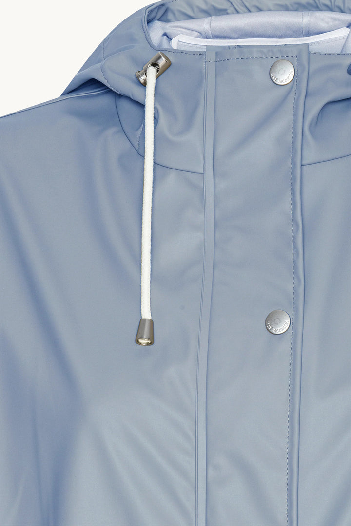 Ilse Jacobsen RAIN228FR Grey Blue Light Showerproof Jacket