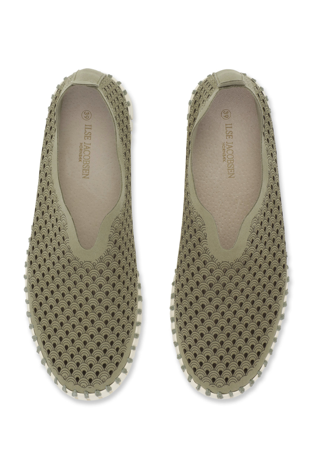Ilse Jacobsen Tulip 3373 Army Green Platform Shoe TULIP3373.410
