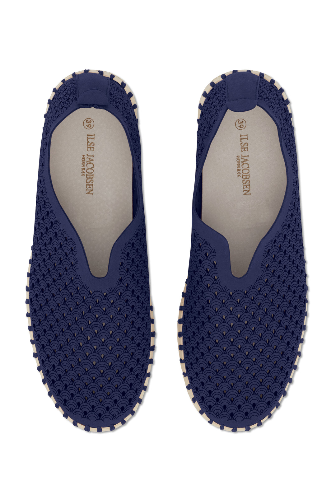Ilse Jacobsen Tulip 3373 Dark Indigo Platform Shoe TULIP3373.660
