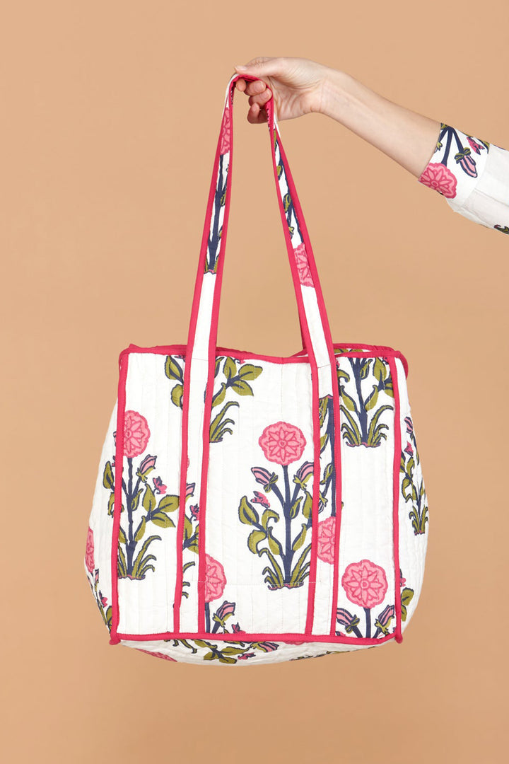 Inara Tote Bag Rosette Bloom - Shirley Allum Boutique