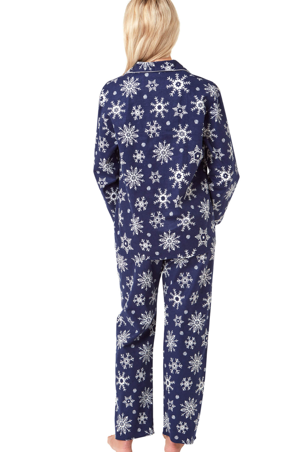 Indigo Sky IN38093 Navy Cosy Snowflake Pyjama Set - Shirley Allum Boutique