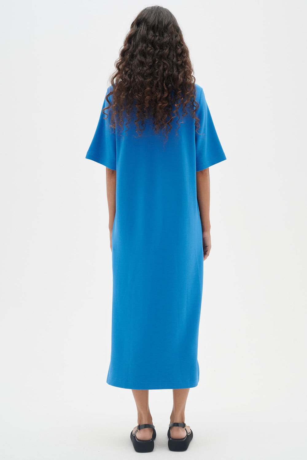 InWear 30108202 184045 Zev Spring Blue Dress - Shirley Allum Boutique