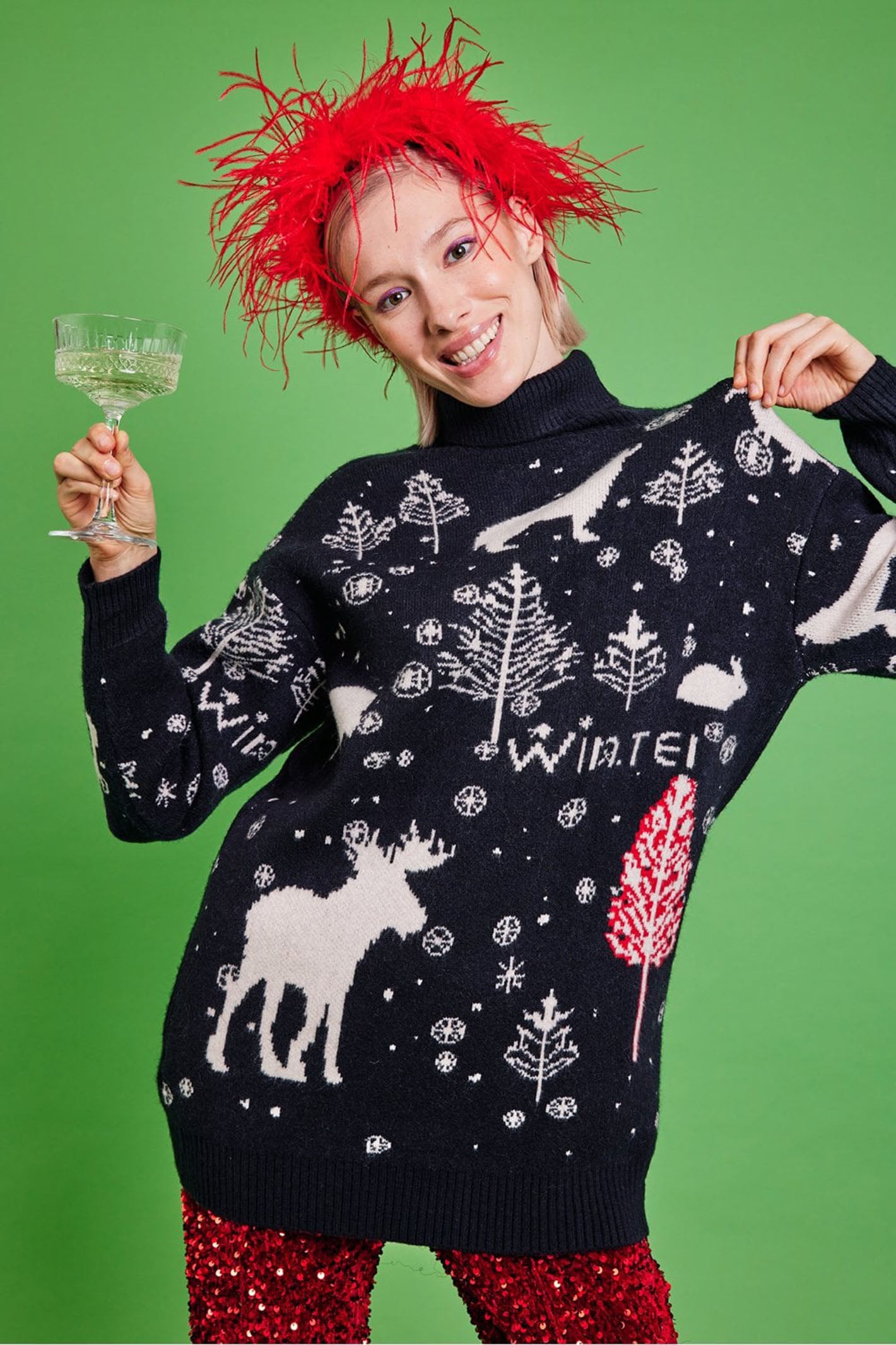 Punk sales christmas jumper