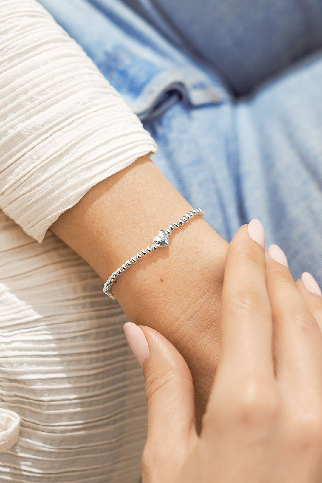 Joma Jewellery 1093C Silver Plated A Little 'Happy Birthday' Crystal Bracelet