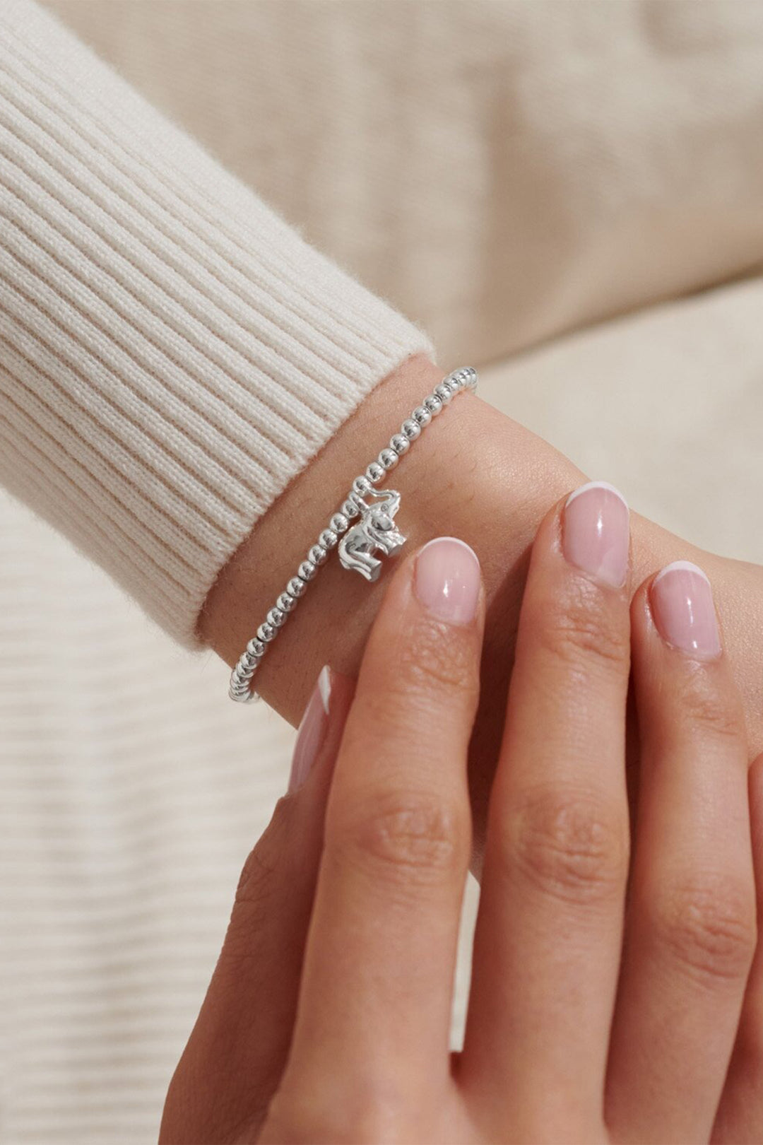 Joma Jewellery 1203C Silver Plated A Little 'Lucky Elephant' Bracelet