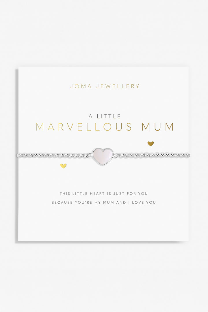 Joma Jewellery 1675C Silver Plated A Little 'Marvellous Mum' Bracelet