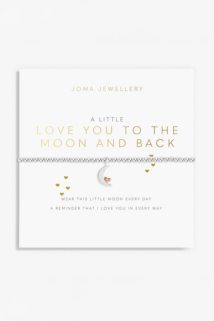 Joma Jewellery 2521C Silver Plated A Little 'Love You To The Moon And Back' Bracelet