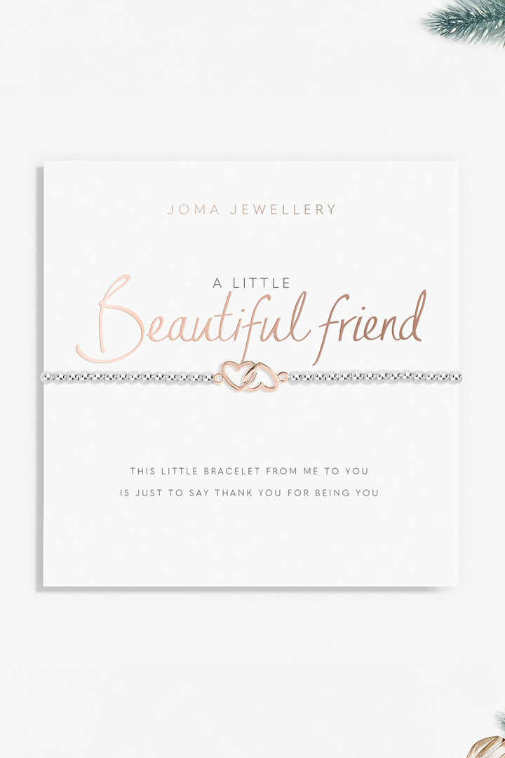 Joma Jewellery 2685C Silver Plated A Little 'Beautiful Friend' Bracelet