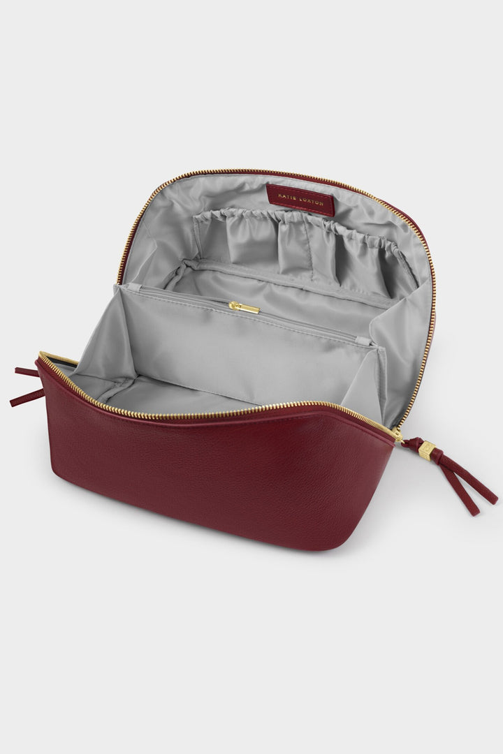 Katie Loxton KLB4304 Soho Cherry Red Large Make-Up Wash Bag