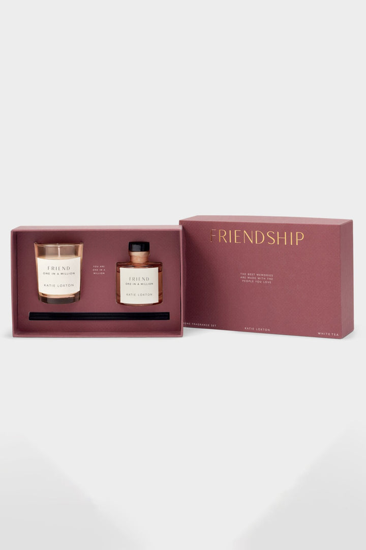 Katie Loxton KLC463 English Pear White Tea Mini Votive Reed Diffuser Gift Set