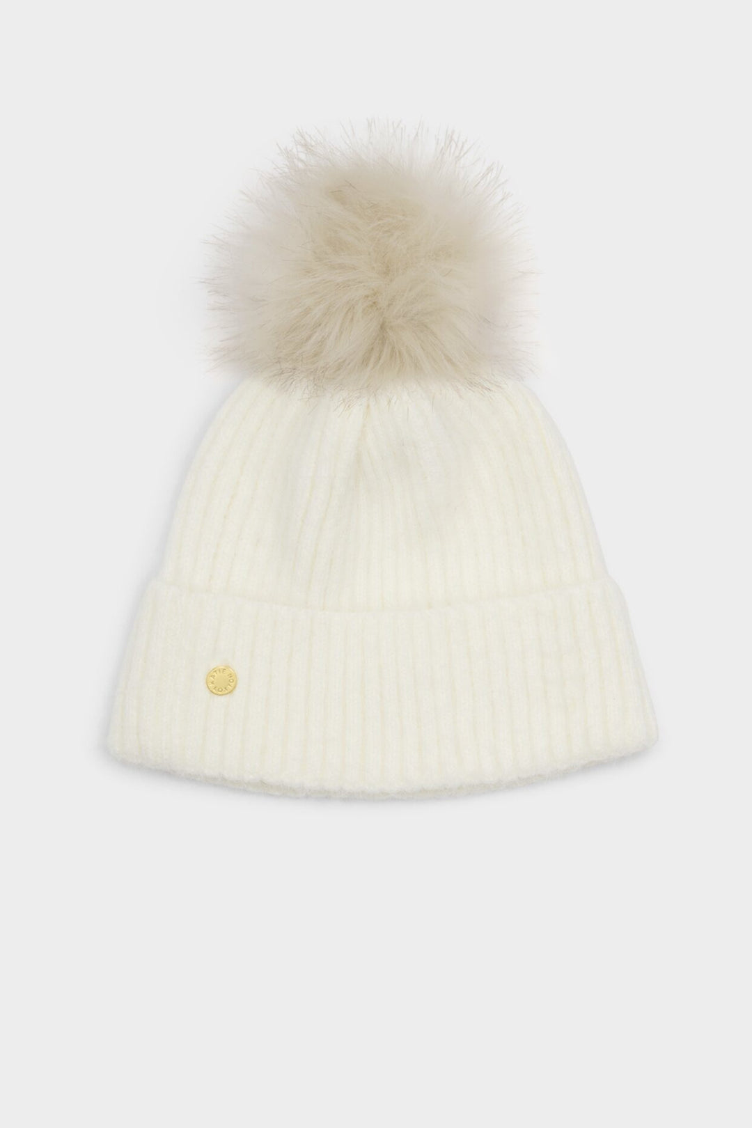 Katie Loxton KLS701 White Pom Pom Hat