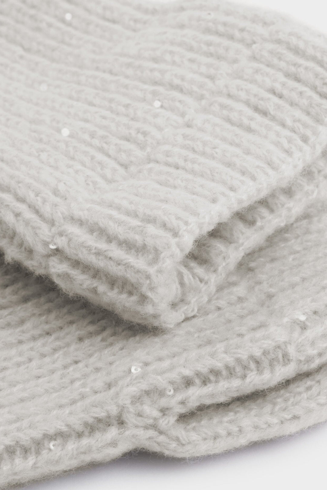 Katie Loxton KLS707 Pale Grey Sequin Hand Warmer Gloves