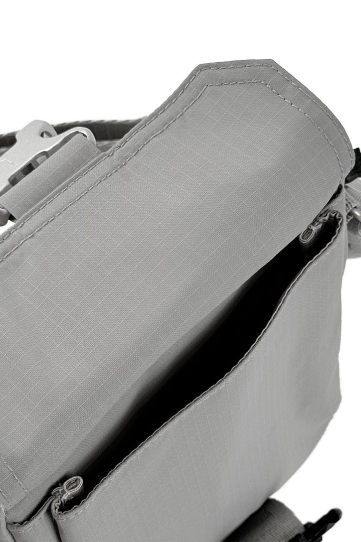 Kintobe Nico Bag Mini Messenger Chrome Grey 1021 - Shirley Allum Boutique