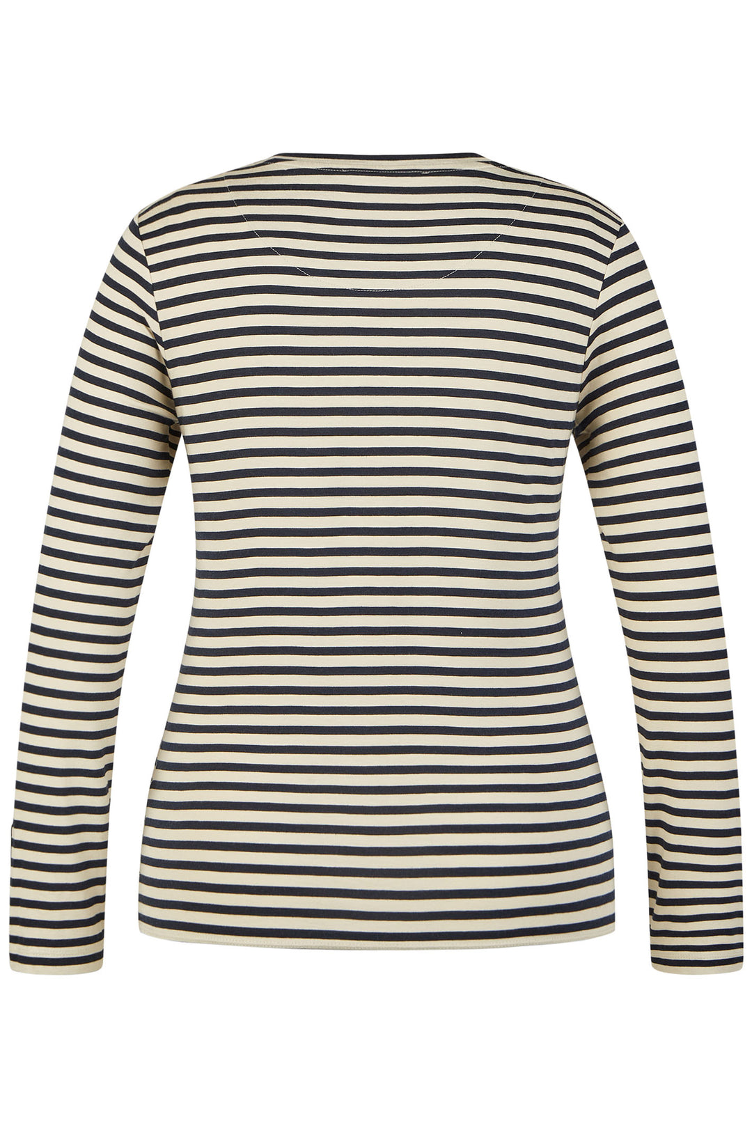 Le Comte Top Ivory Stripe Long Sleeve 53-621304 3608 - Shirley Allum Boutique
