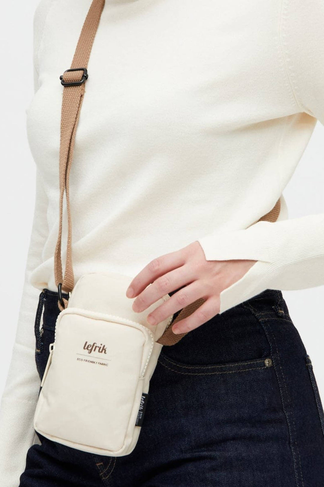 Lefrik Amsterdam Ecru Mini Shoulder Bag - Shirley Allum Boutique