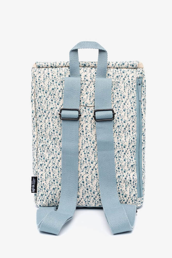 Lefrik Scout Mini Blue Printed Flowers Backpack Bag - Shirley Allum Boutique