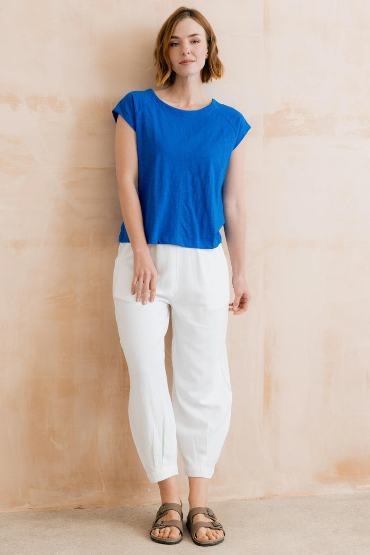 Lily &amp; Me LM26102 Cobalt Tidal Organic Cotton Slub T-Shirt