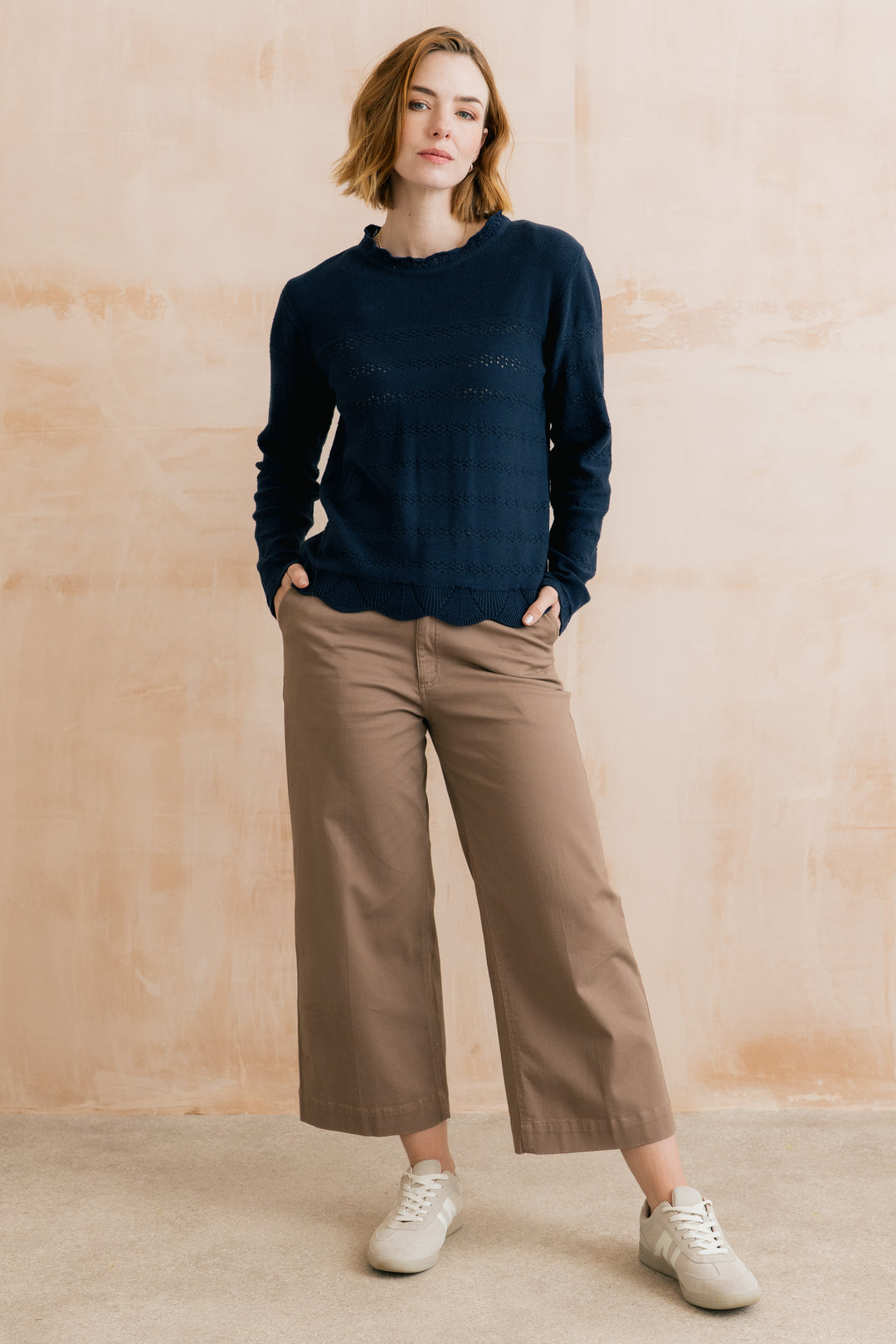 Lily & Me LM26147 Rosie Navy Jumper Organic Cotton