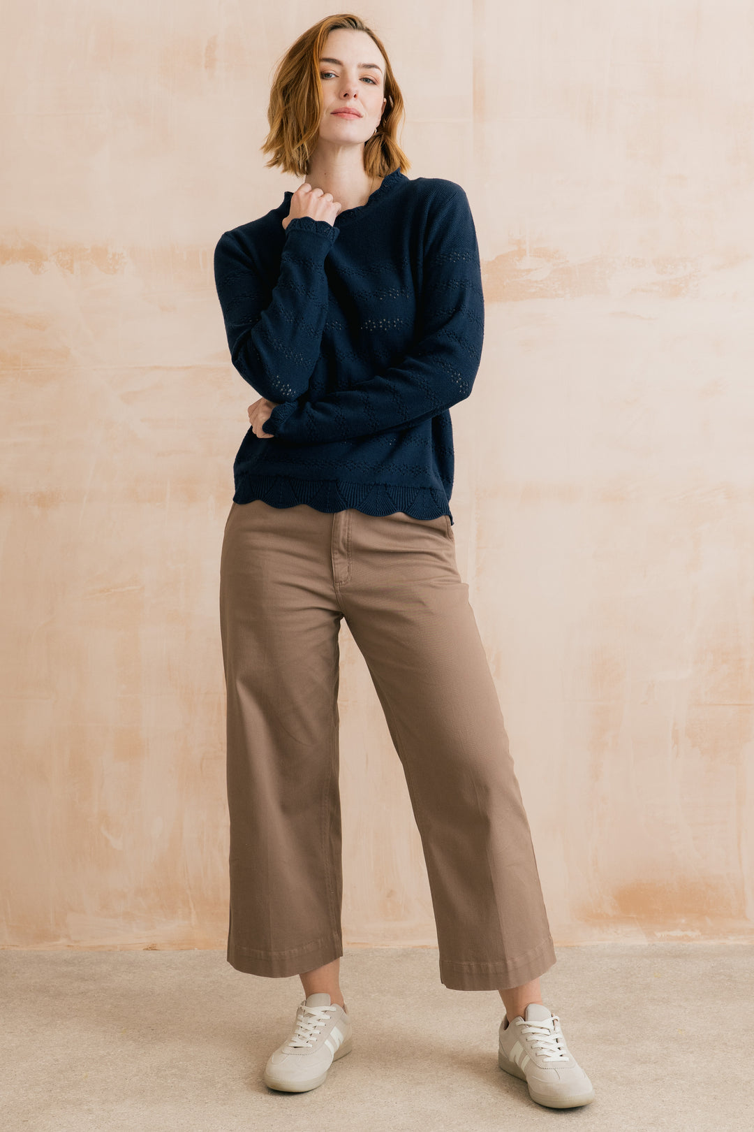 Lily & Me LM26147 Rosie Navy Jumper Organic Cotton