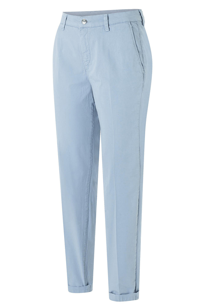 Mac 3075-00-0434 Cashmere Blue Turn-Up Chino Trousers 120R