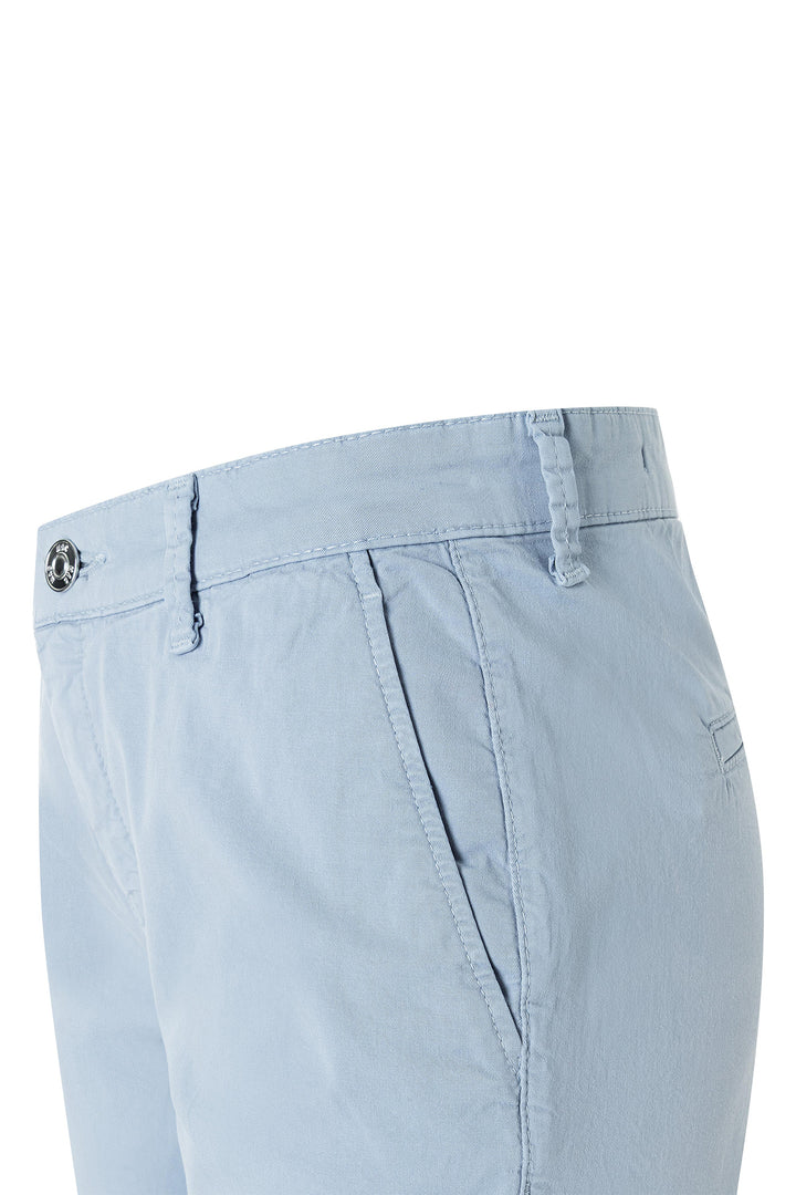 Mac 3075-00-0434 Cashmere Blue Turn-Up Chino Trousers 120R