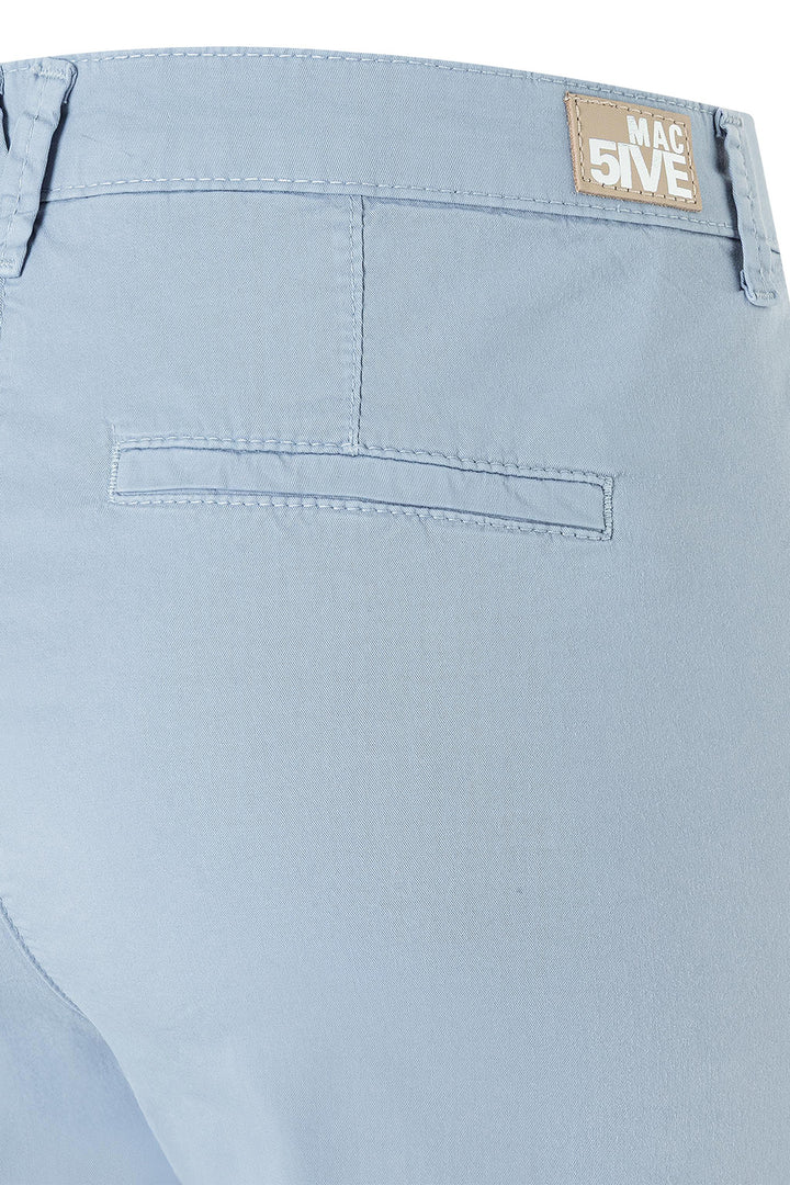 Mac 3075-00-0434 Cashmere Blue Turn-Up Chino Trousers 120R