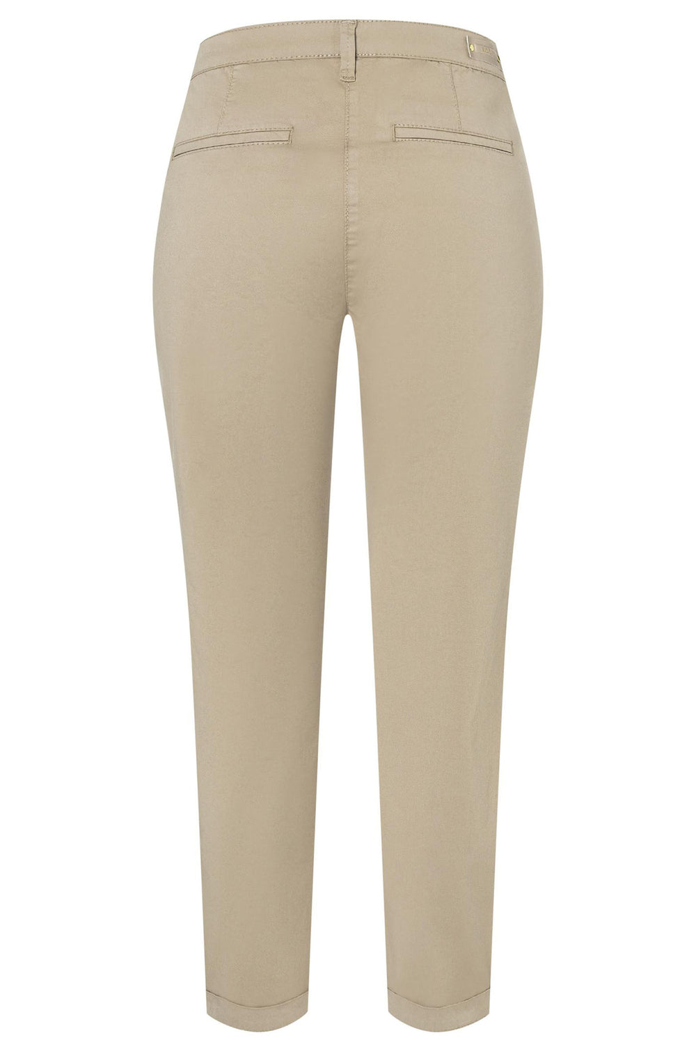 Mac 3075-00-0434L 257R Golden Terra Authentic Stretch Gabardine Turn Up Chino Trousers - Shirley Allum Boutique