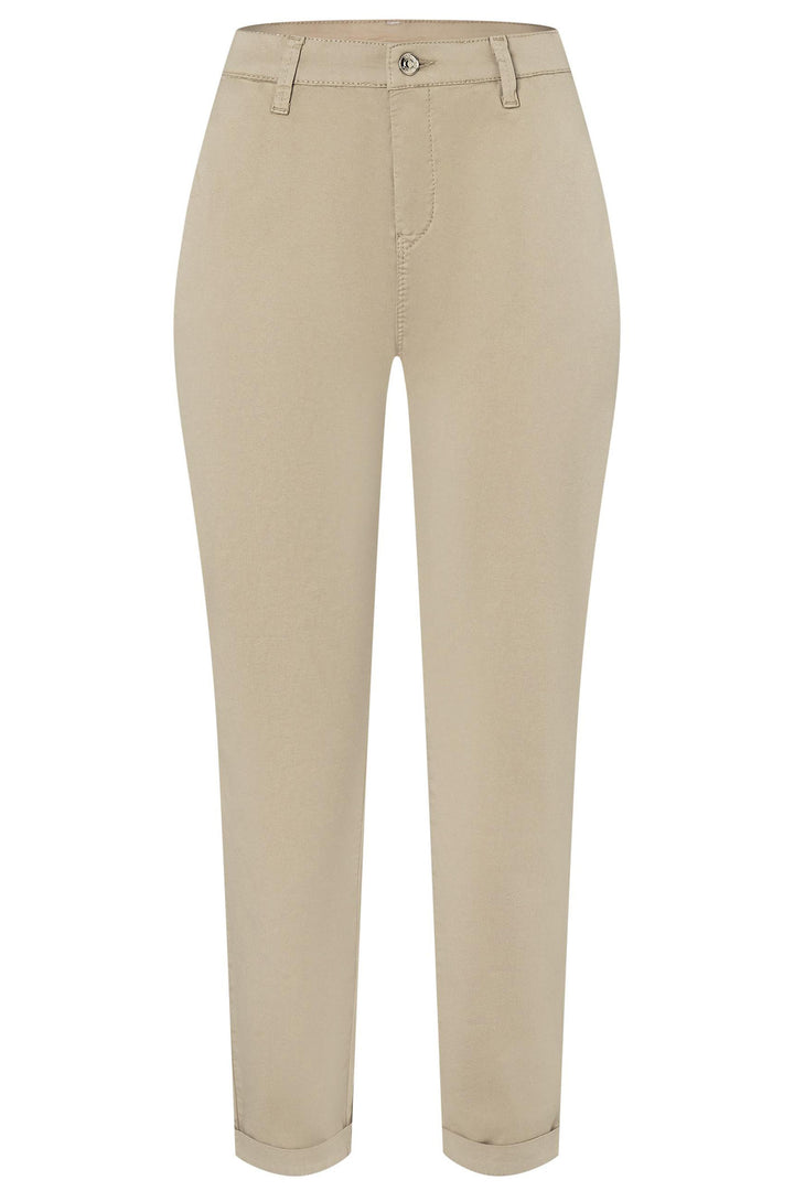 Mac 3075-00-0434L 257R Golden Terra Authentic Stretch Gabardine Turn Up Chino Trousers - Shirley Allum Boutique