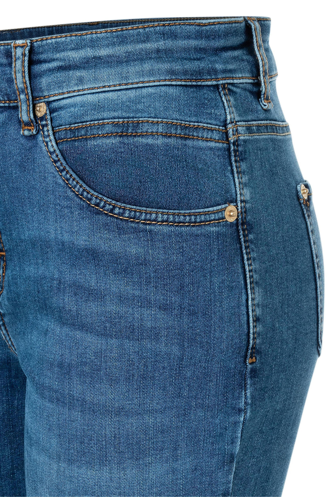 Mac 5024-90-0387 D516 Medium Blue Authentic Used Stretch Denim Jeans - Shirley Allum Boutique