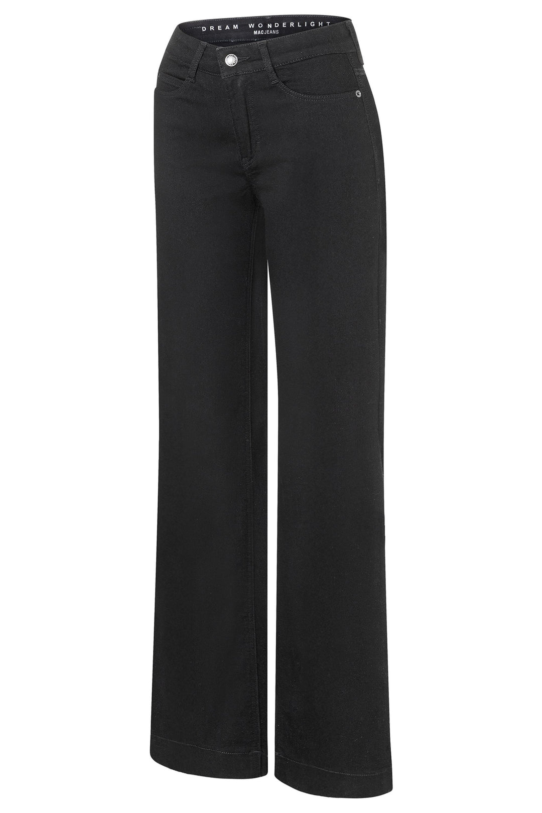 Mac 5441-90-0351 Black Dream Wonder Light Denim Wide Jeans D999