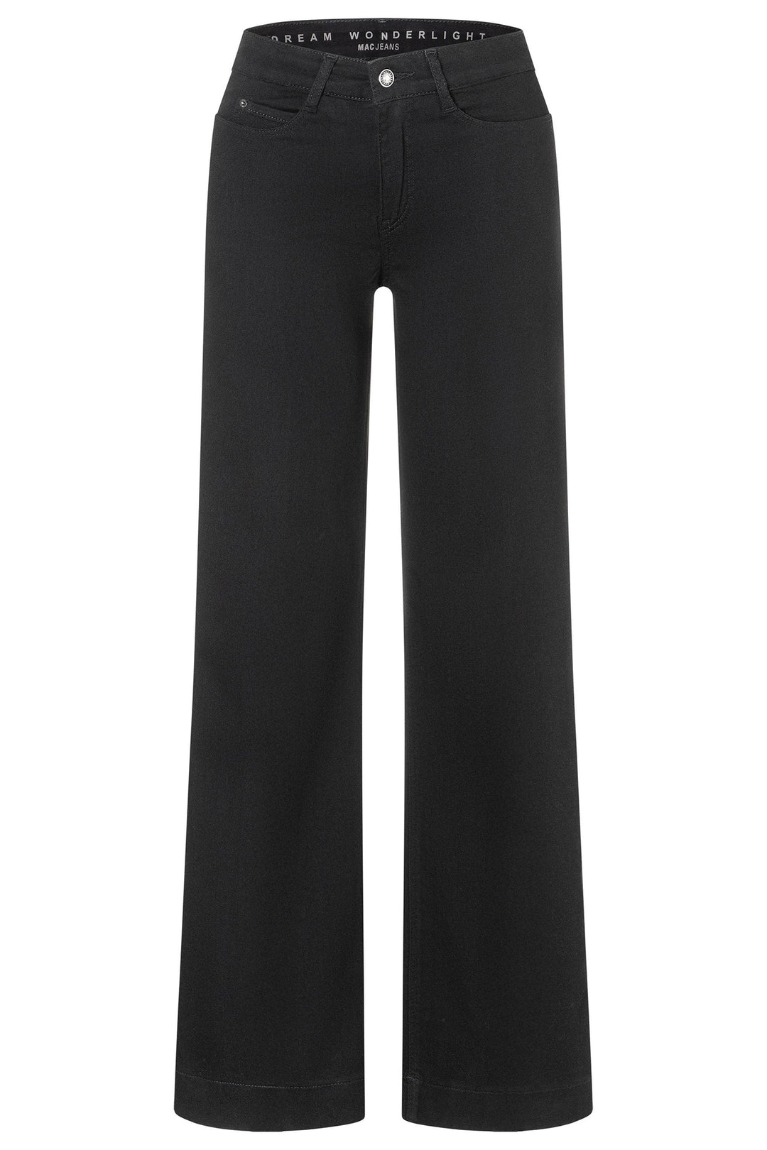 Mac 5441-90-0351 Black Dream Wonder Light Denim Wide Jeans D999